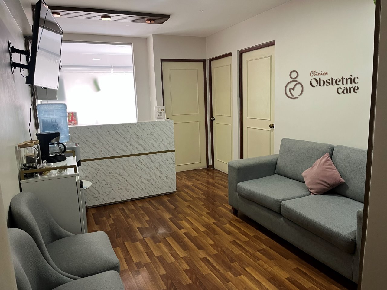Sala de espera de la sede Jesús María